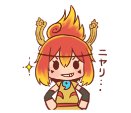 Nonchan and yakkun sticker #4413806