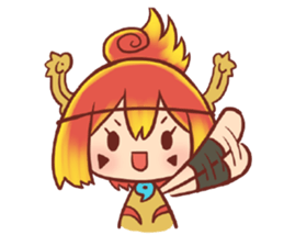 Nonchan and yakkun sticker #4413820