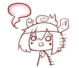 Nonchan and yakkun sticker #4413824