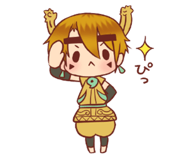 Nonchan and yakkun sticker #4413827