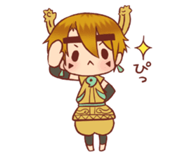 Nonchan and yakkun sticker #4413827