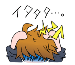 Tsundere boy sticker sticker #4413866