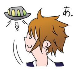 Tsundere boy sticker sticker #4413870