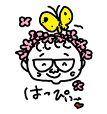 The dad with forty faces sticker #4414151