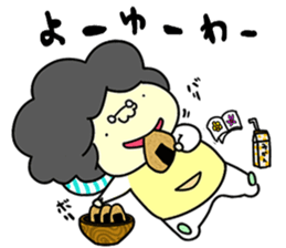 Udon boy and mother Katsumi Sanuki 2 sticker #4414243