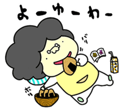 Udon boy and mother Katsumi Sanuki 2 sticker #4414243