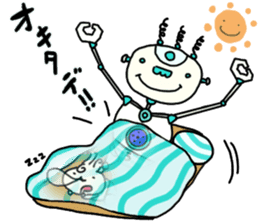 Udon boy and mother Katsumi Sanuki 2 sticker #4414262