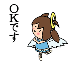angel sticker sticker #4414632