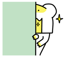 Min-jun : Polar bear mascot sticker #4414675