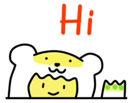 Min-jun : Polar bear mascot sticker #4414677