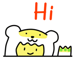 Min-jun : Polar bear mascot sticker #4414677