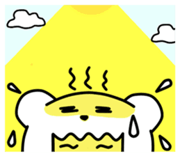 Min-jun : Polar bear mascot sticker #4414681