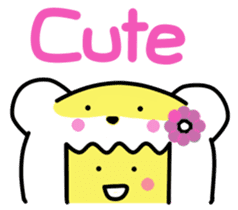 Min-jun : Polar bear mascot sticker #4414683