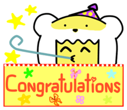 Min-jun : Polar bear mascot sticker #4414702