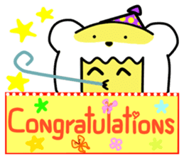 Min-jun : Polar bear mascot sticker #4414702