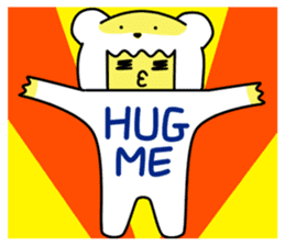 Min-jun : Polar bear mascot sticker #4414707
