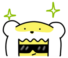 Min-jun : Polar bear mascot sticker #4414709