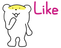 Min-jun : Polar bear mascot sticker #4414711
