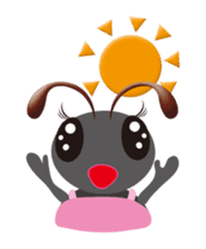 Batta-mon & Mommy-Ant from Funny Vil. sticker #4415572