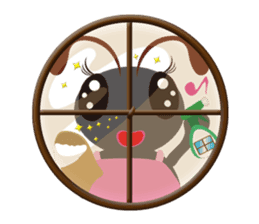 Batta-mon & Mommy-Ant from Funny Vil. sticker #4415579