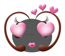 Batta-mon & Mommy-Ant from Funny Vil. sticker #4415582