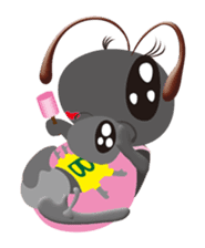 Batta-mon & Mommy-Ant from Funny Vil. sticker #4415584