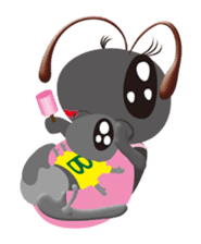 Batta-mon & Mommy-Ant from Funny Vil. sticker #4415584