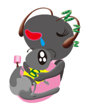 Batta-mon & Mommy-Ant from Funny Vil. sticker #4415585