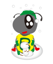 Batta-mon & Mommy-Ant from Funny Vil. sticker #4415586