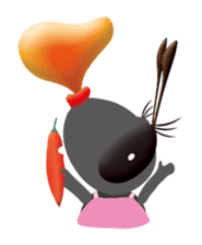 Batta-mon & Mommy-Ant from Funny Vil. sticker #4415588