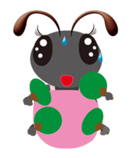 Batta-mon & Mommy-Ant from Funny Vil. sticker #4415589