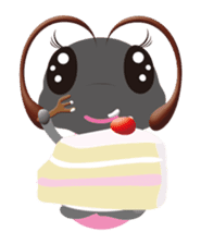 Batta-mon & Mommy-Ant from Funny Vil. sticker #4415590