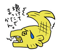 Speaking of Nagoya, gold killer whaled sticker #4416001