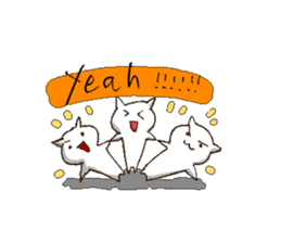 "Daily life of the YOSAKOI cat" sticker #4416875