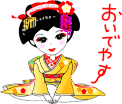Maiko girl sticker #4416913