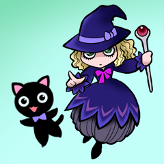 Little witch of black "MILLIE"