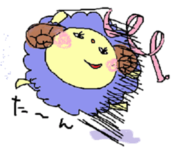 Merry, The Sheep sticker #4417316