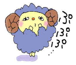 Merry, The Sheep sticker #4417334