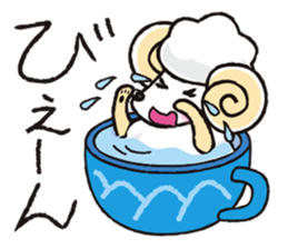 teacup sheep sticker #4417678
