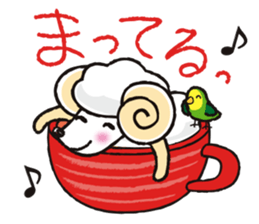 teacup sheep sticker #4417681