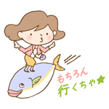 OL daily life in Toyama, sticker #4418096