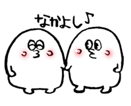 fluffy bugs sticker #4418283