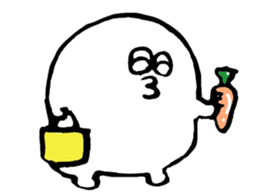 fluffy bugs sticker #4418284