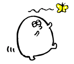 fluffy bugs sticker #4418287