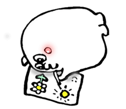 fluffy bugs sticker #4418290