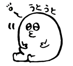 fluffy bugs sticker #4418293