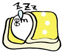 fluffy bugs sticker #4418294