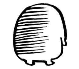 fluffy bugs sticker #4418298