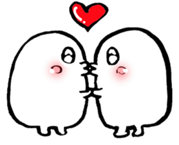 fluffy bugs sticker #4418303