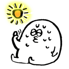 fluffy bugs sticker #4418305